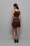 Smock Ring Top Brown