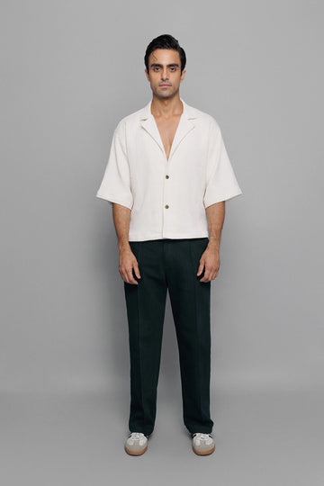 Ivory Textured Shacket