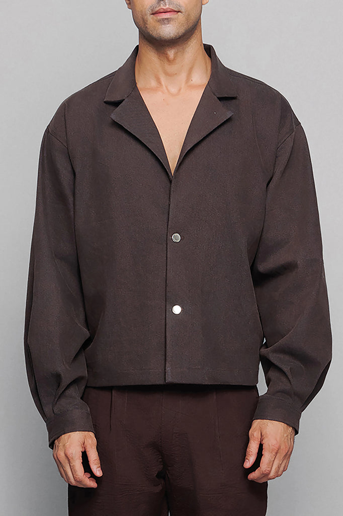 Collared Denim Shacket