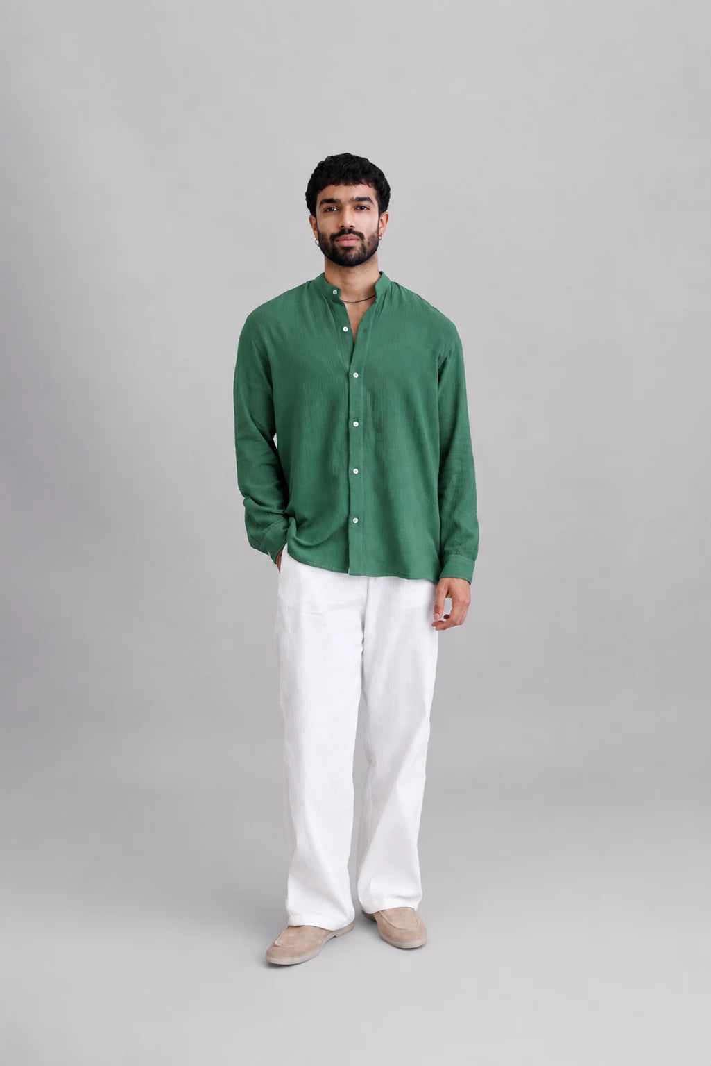 Aqua Green Soft Shirt