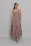 Grey Mocha Zip Dress