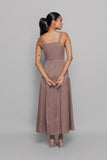 Grey Mocha Zip Dress