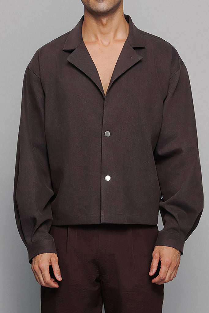 Collared Denim Shacket