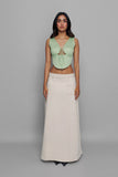 Ivory Pocket Skirt