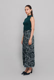 Black Sip Slit Skirt