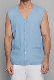 Denim Double Brested Vest