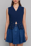 Eyelet Vest