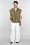 Olive Vest Jacket