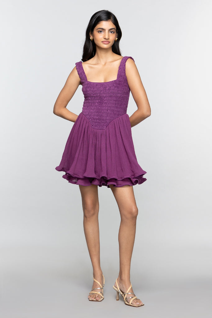 Plum Corset Dress