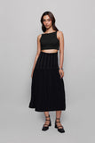 Snitched Corset Skirt Black