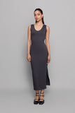 Eyelet Backless Statement Dress
