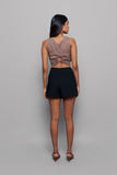 Gold Crop Blouse