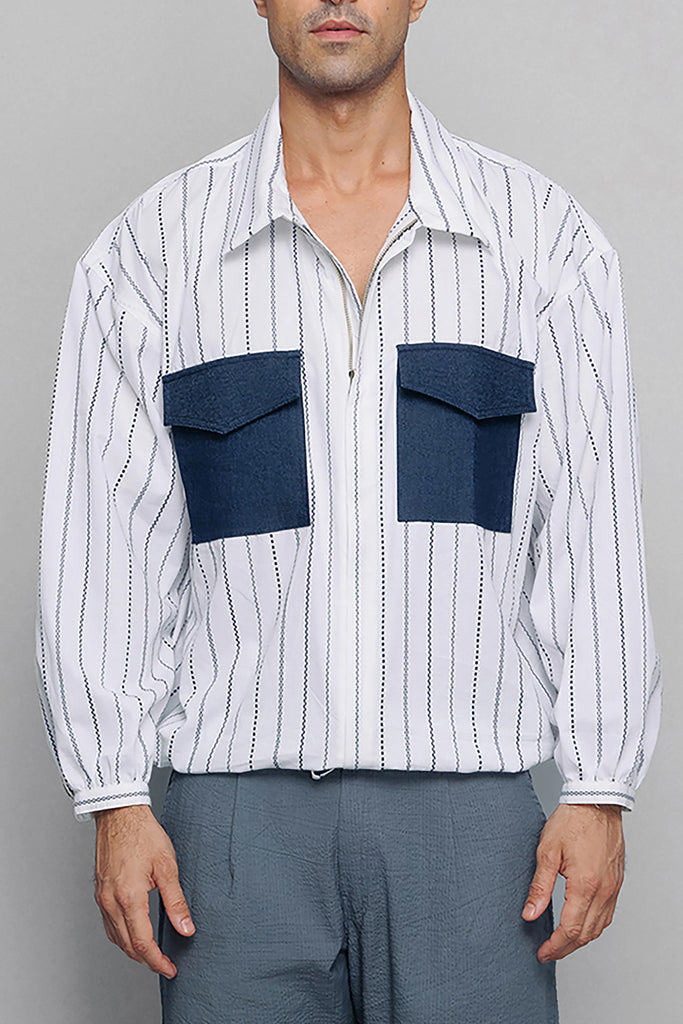 Indigo Pocket Jacket