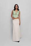 Ivory Pocket Skirt