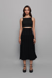 Snitched Corset Skirt Black