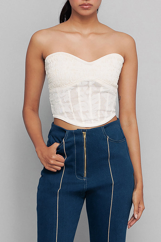 Staple Smock Ivory Corset