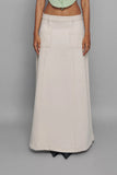 Ivory Pocket Skirt