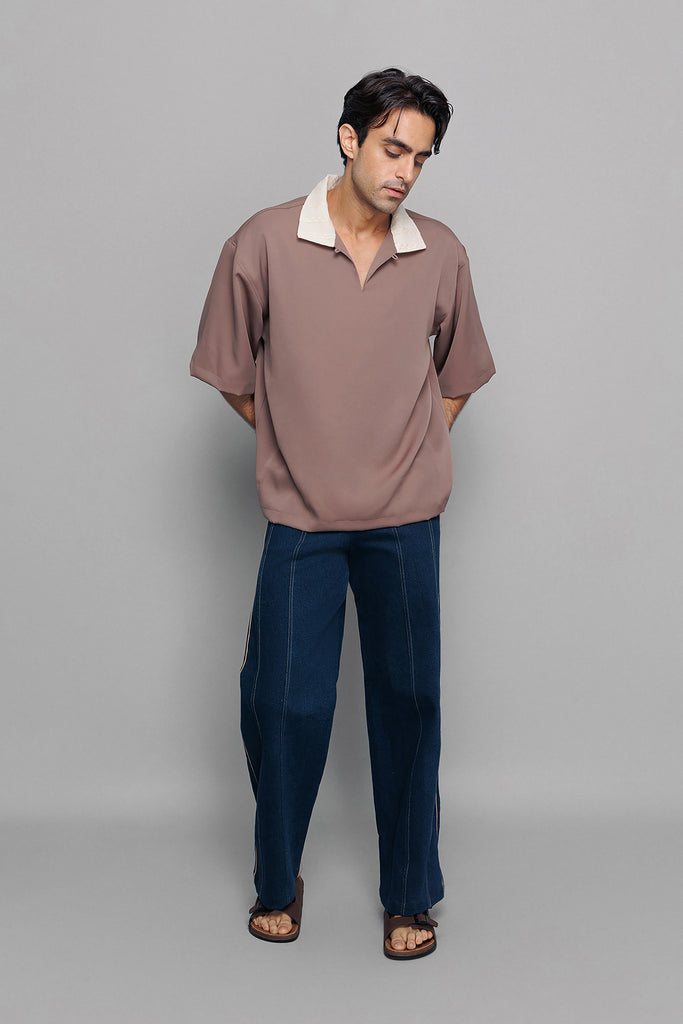 Detailed Denim Pants