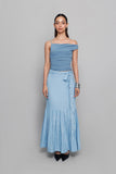 Wrap It Up Denim Skirt