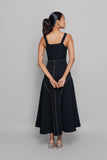 Jet Black Zip Dress
