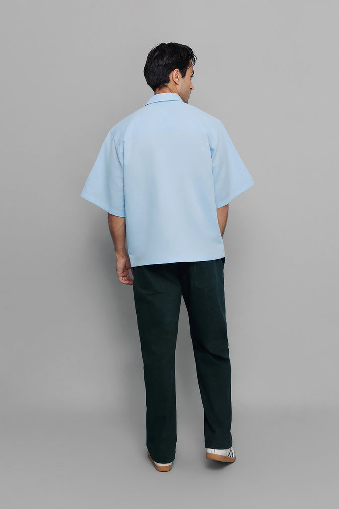 Silver Zip Box Shirt