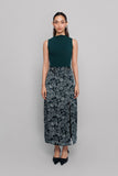 Black Sip Slit Skirt
