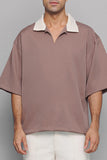 Ivory Collared Box Tee