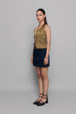 Olive Smock Top
